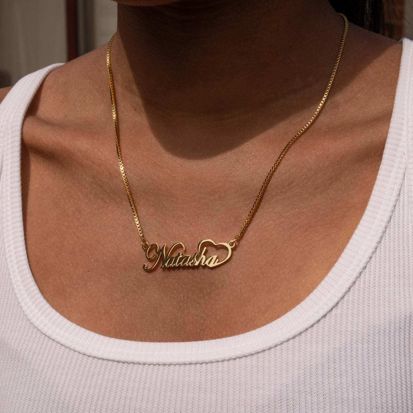 Personalised Name Necklace - Natasha Font