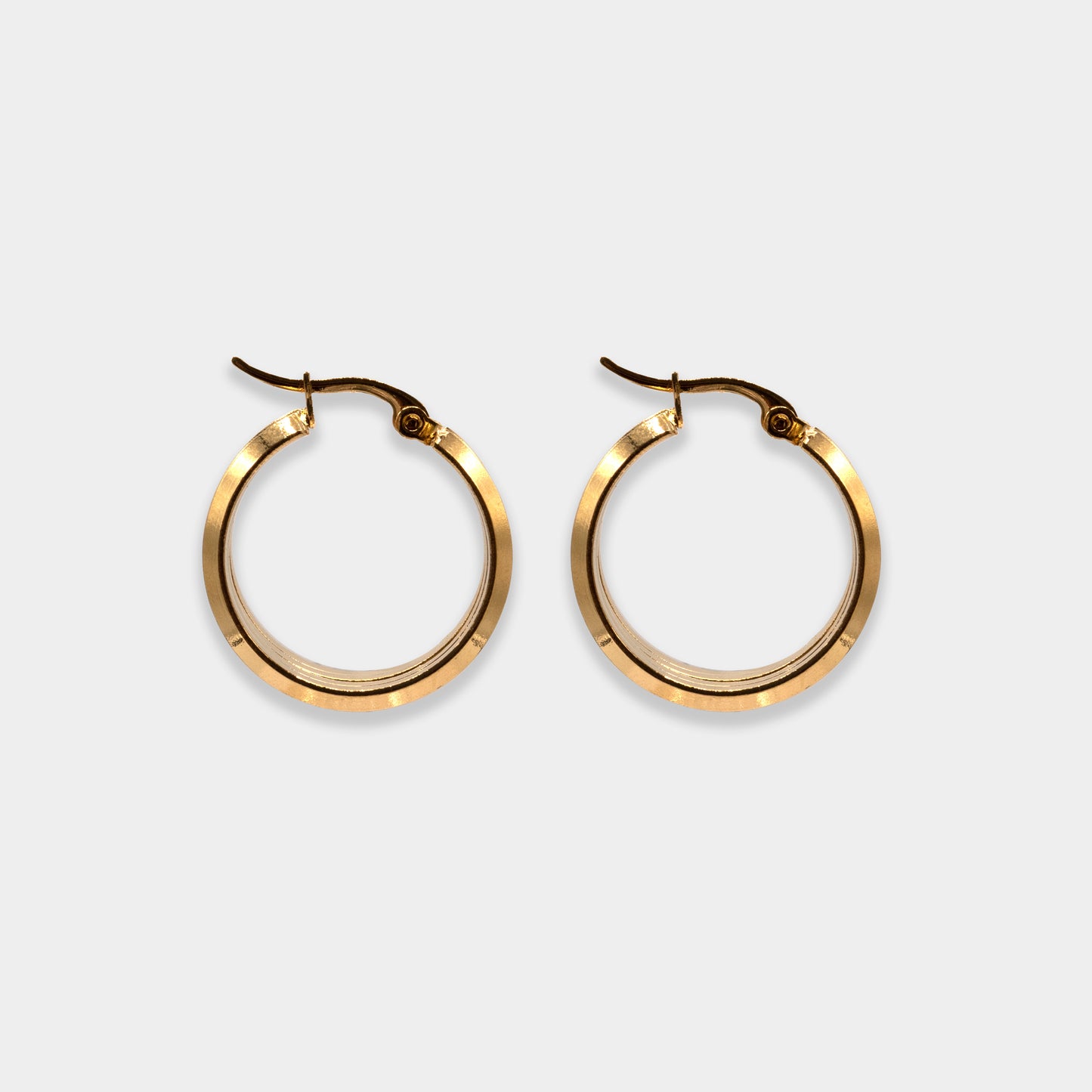 Riley Ribbed Hoop Earrings