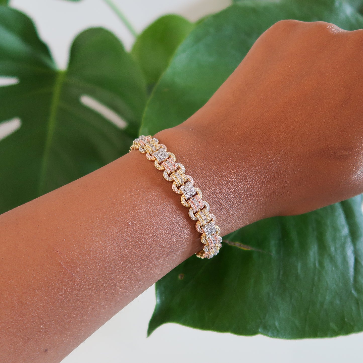 Sophie Link Detail Bracelet - Gold