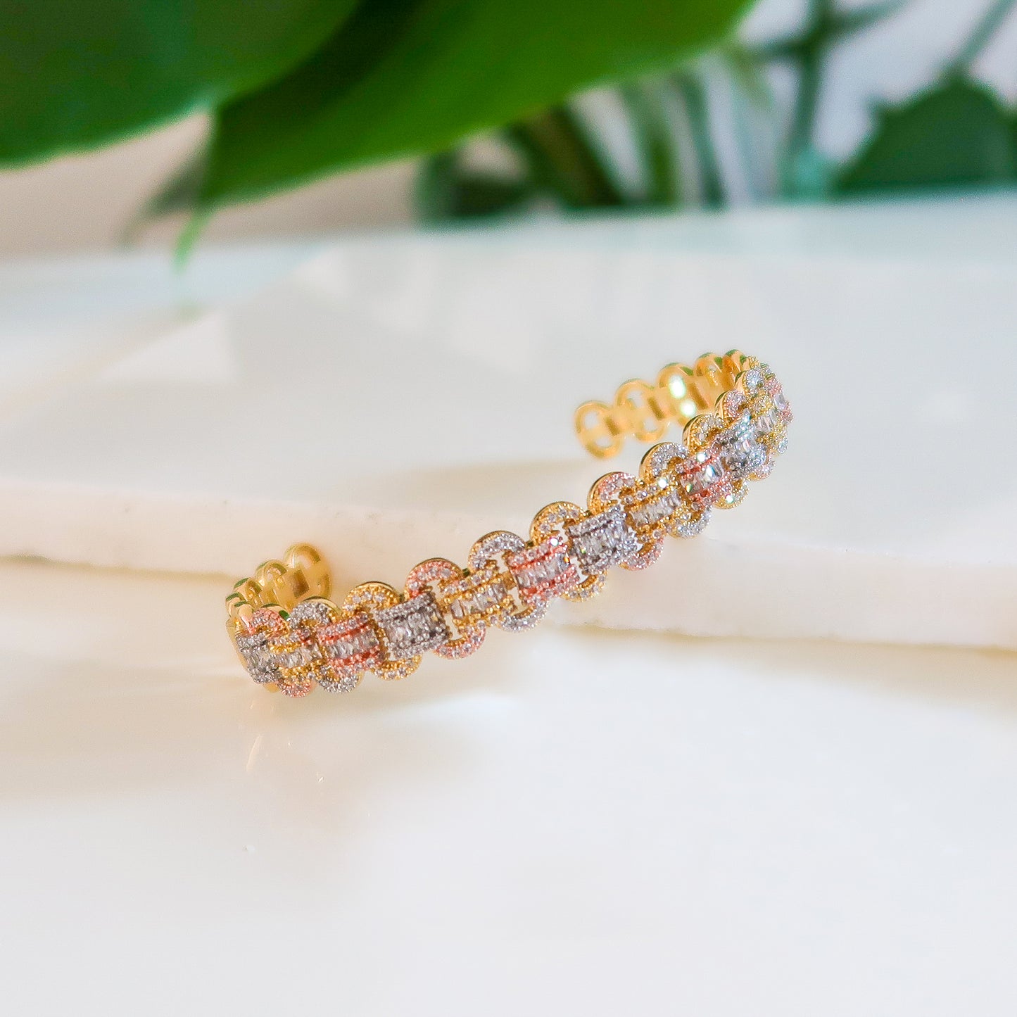 Sophie Link Detail Bracelet - Gold