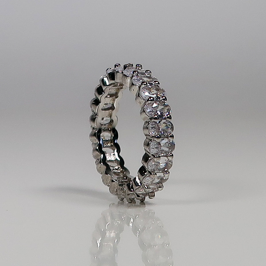 Samantha Eternity Oval Stone Ring