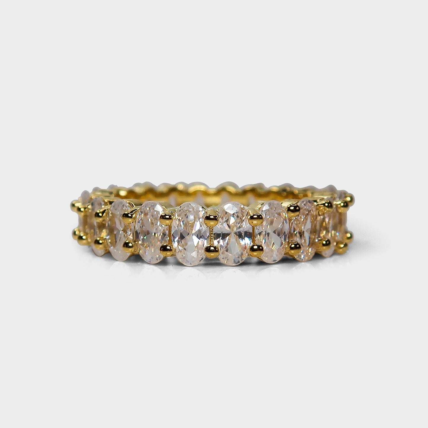 Samantha Eternity Oval Stone Ring