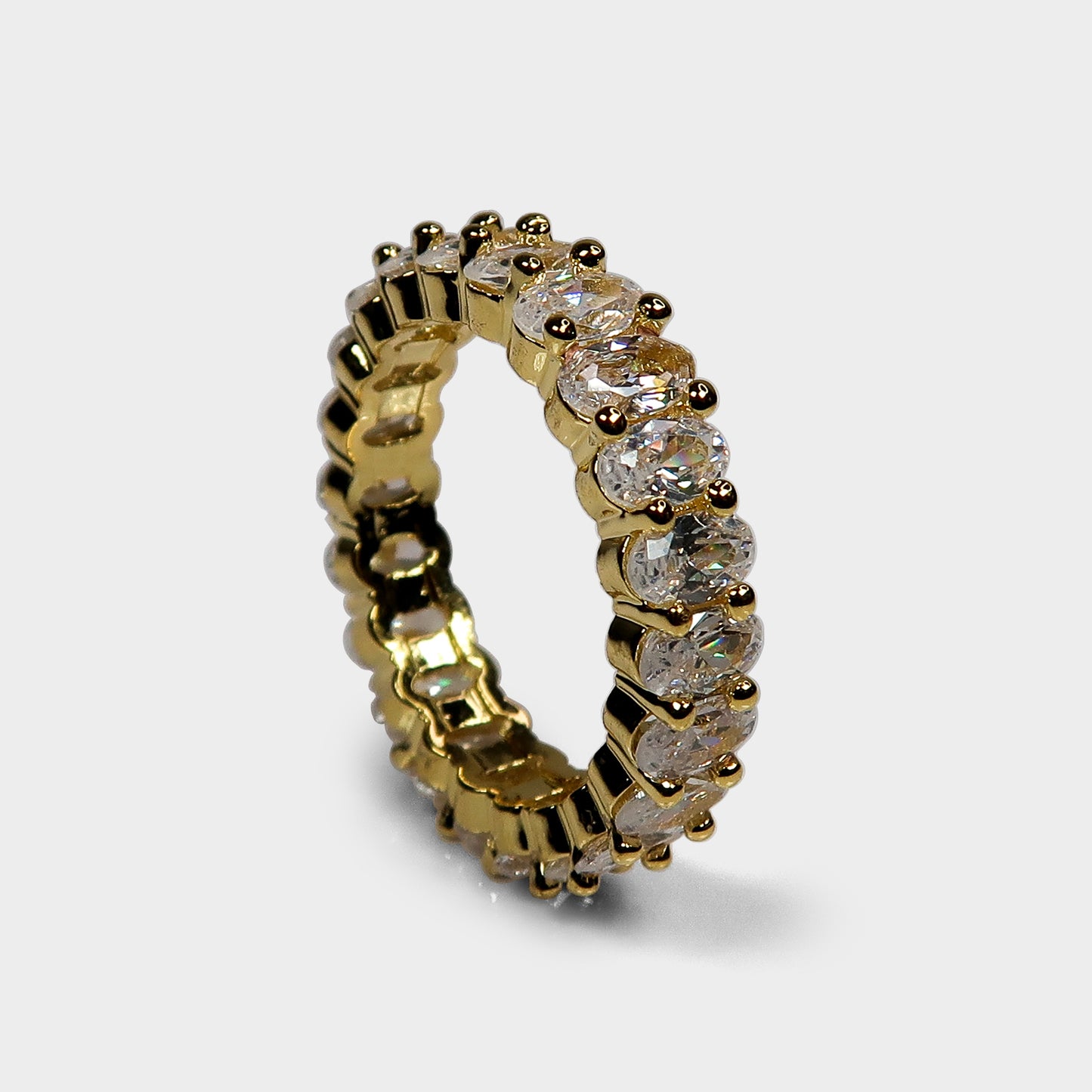 Samantha Eternity Oval Stone Ring