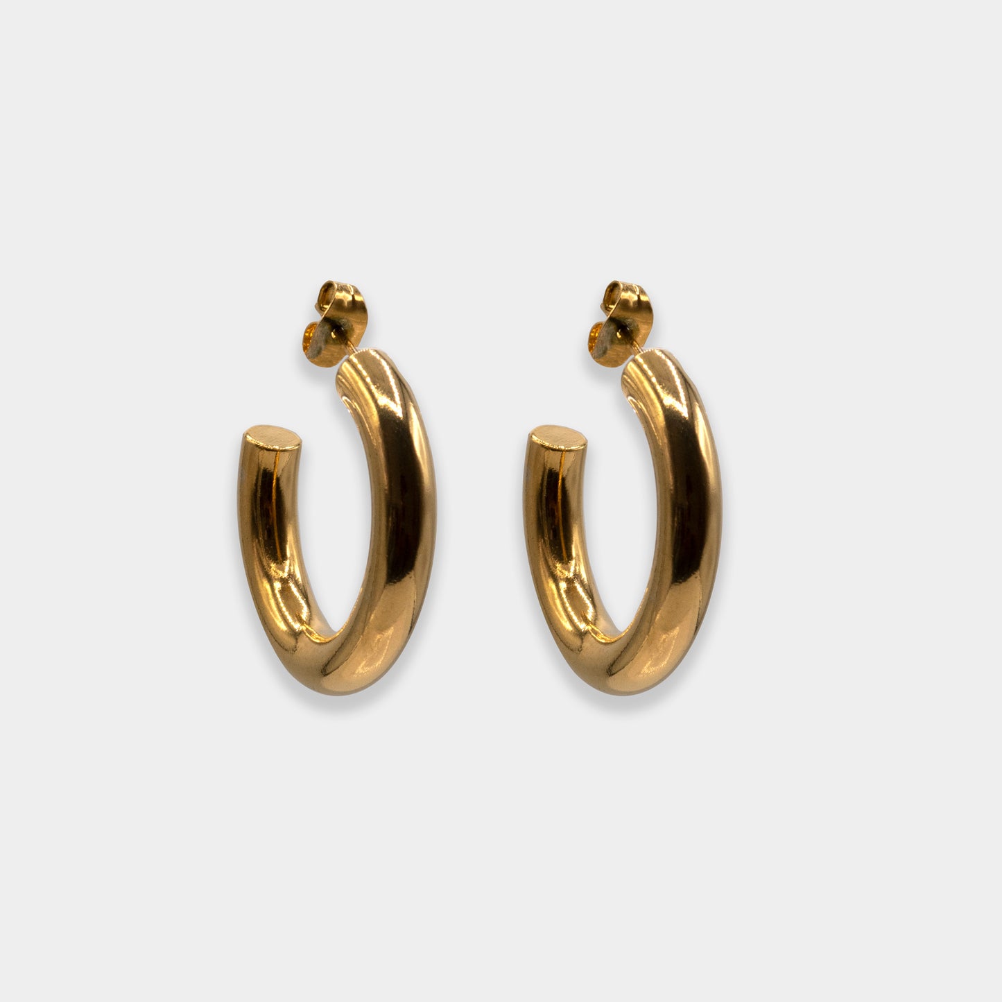 Delilah Thick Hoop Earrings