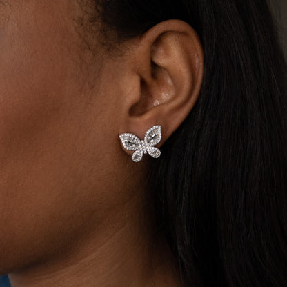 Bernice Butterfly stud earrings