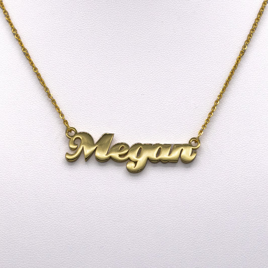 Personalised Name Necklace - Megan Font