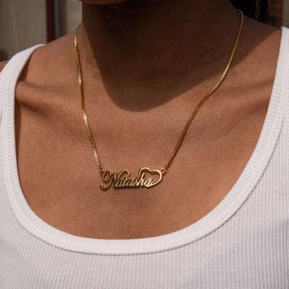 Personalised Name Necklace - Natasha Font