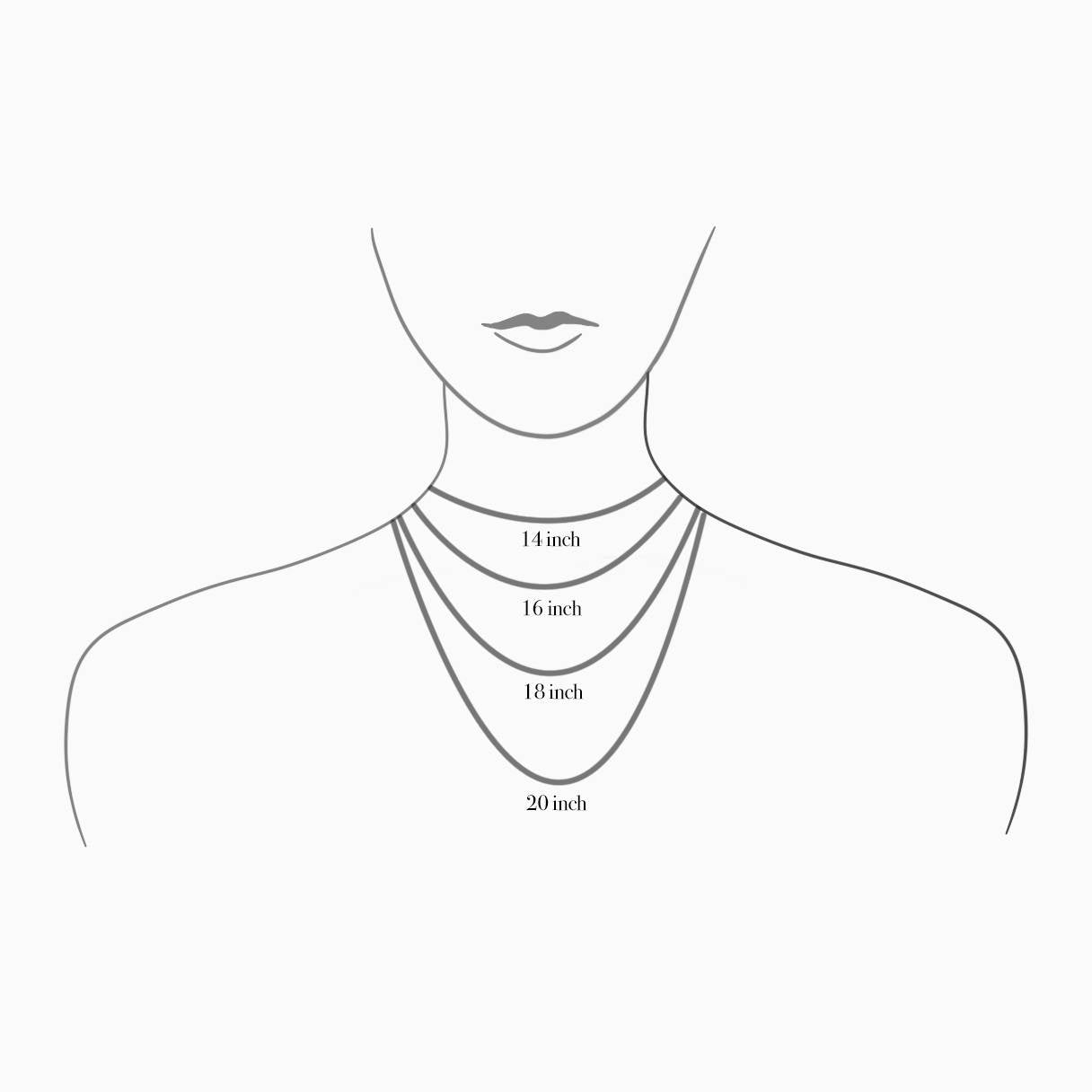 Personalised Name Necklace - Jasmine Font