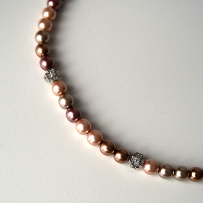 Lucky Me Clover Pendant Pearl Necklace