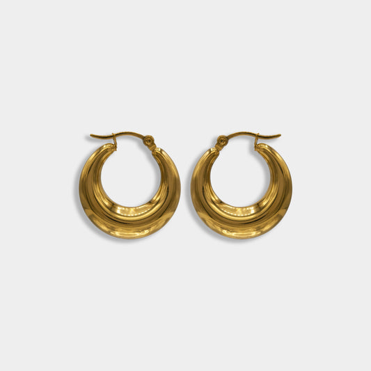 Oli Oval Hoop Earrings