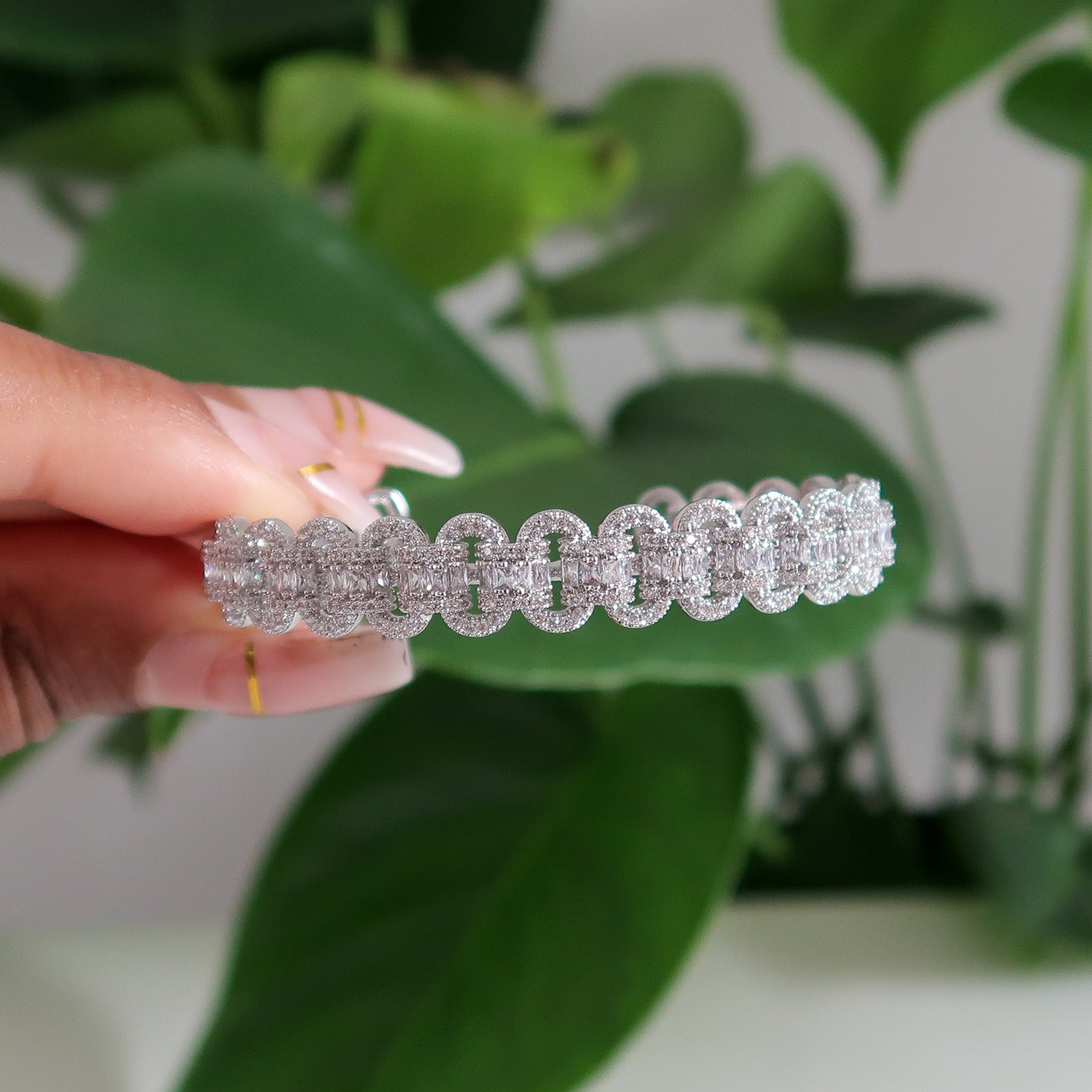 Sophie Link Detail Bracelet - Silver
