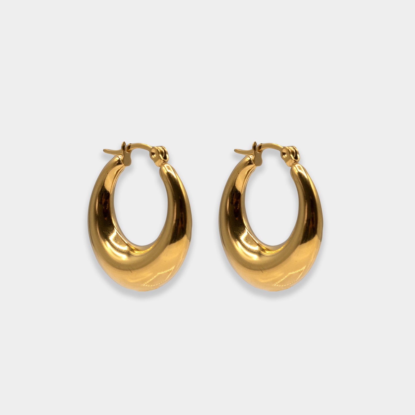 Oli Oval Hoop Earrings