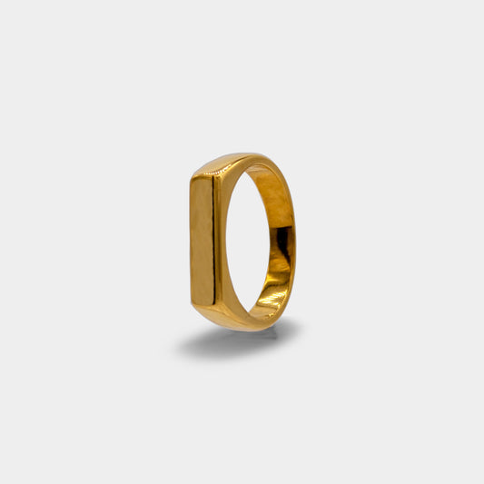 Zoe Rectangle Signet Ring