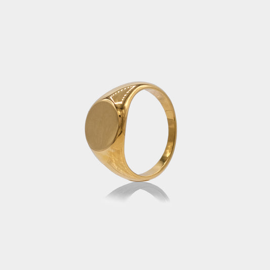 Charlie Circle Signet Ring