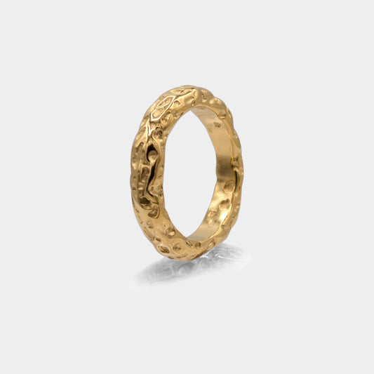 Ophelia Crater Texture Ring