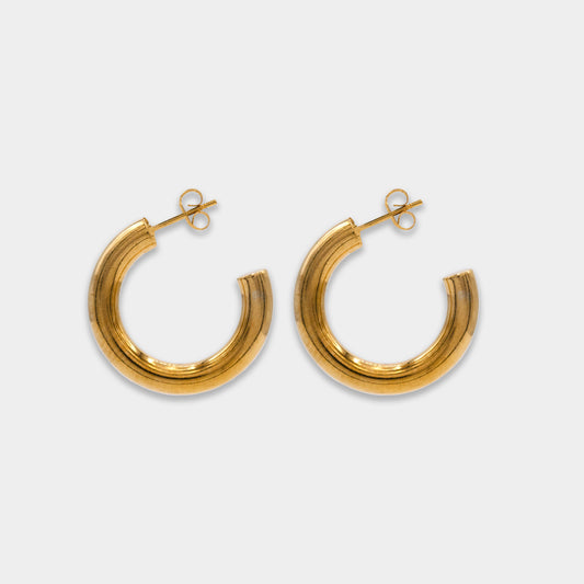 Delilah Thick Hoop Earrings